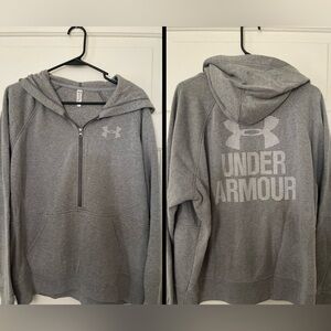 Under Armour Charcoal Half-Zip Hoodie